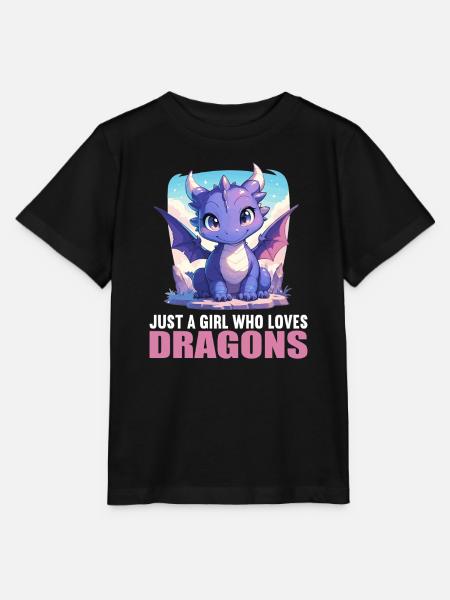 Drachen Drache - Stanley/Stella T-shirt MINI CREATOR til børn - sort