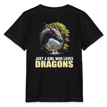 Dragon Dragon - T-shirt bio MINI CREATOR Stanley/Stella Enfant - noir - Devant - Mikhail (115cm)