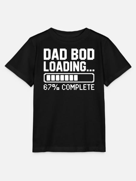 Papa Bod Loading - Stanley/Stella Kinder T-Shirt MINI CREATOR - Schwarz