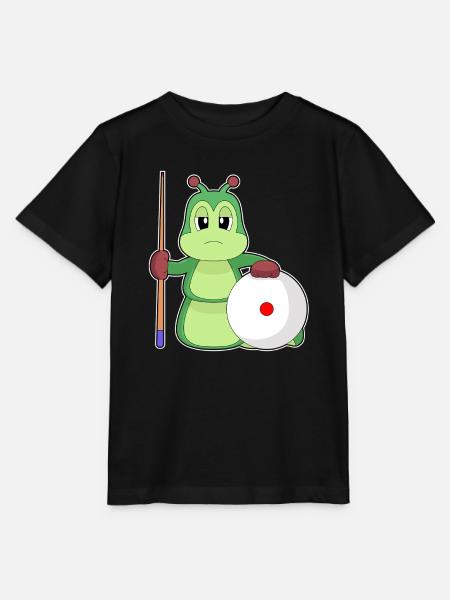Raupe Billiard Queue - Stanley/Stella Kinder T-Shirt MINI CREATOR - Schwarz