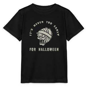 Halloween Zombie Scream Design - Stanley/Stella Kinder T-Shirt MINI CREATOR  - Schwarz - Vorne - Mikhail (115cm)