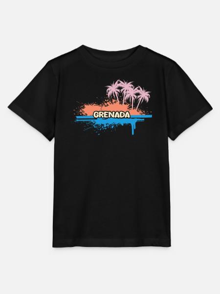Geschenk für Grenada - Stanley/Stella Kinder T-Shirt MINI CREATOR - Schwarz