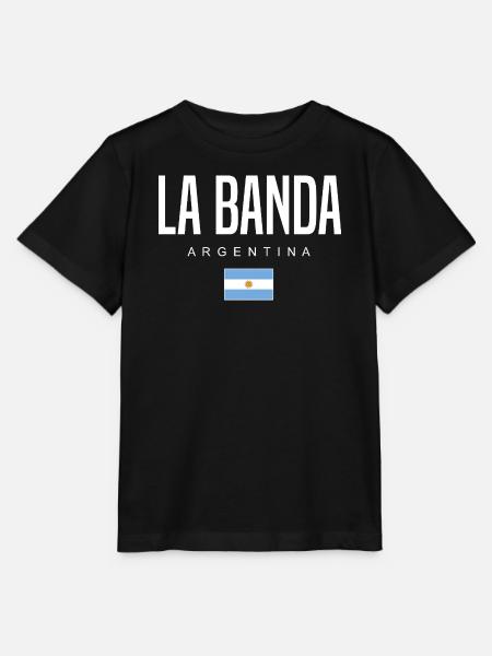La Banda Argentinien Argentinier - Stanley/Stella Kinder T-Shirt MINI CREATOR - Schwarz