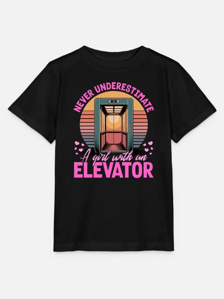 Elevator toddler & kids - Stanley/Stella Kinder T-Shirt MINI CREATOR  - Schwarz