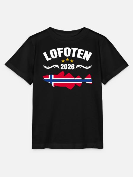 Lofoten 2026 - Stanley/Stella Kinder T-Shirt MINI CREATOR  - Schwarz