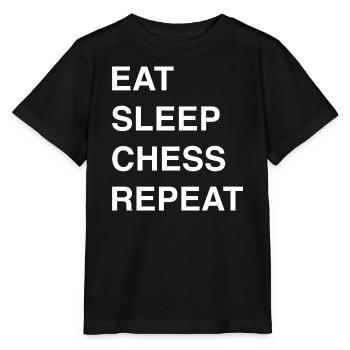 Schach Idee und Chess Sprüche - Stanley/Stella Kinder T-Shirt MINI CREATOR  - Schwarz - Vorne - Mikhail (115cm)