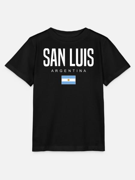 San Luis Argentinien Argentinier - Stanley/Stella Kinder T-Shirt MINI CREATOR  - Schwarz