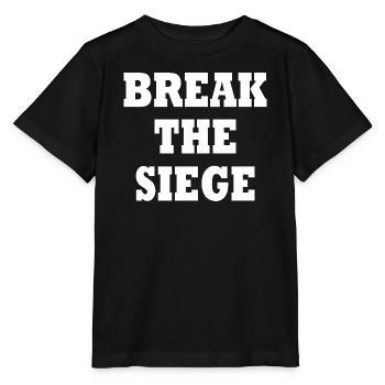 break the siege - Stanley/Stella MINI CREATOR Kids’ T-Shirt - black - Front - Mikhail (115cm)