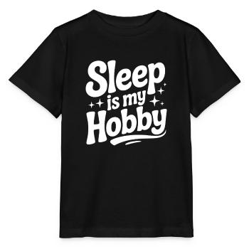 Le sommeil est mon passe-temps - T-shirt bio MINI CREATOR Stanley/Stella Enfant - noir - Devant - Mikhail (115cm)