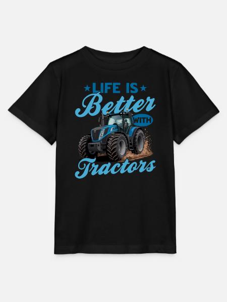 Tractor Kids Farm Lifestyle - Stanley/Stella Kinder T-Shirt MINI CREATOR - Schwarz