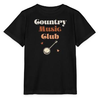 Country Music Club Banjo - Stanley/Stella MINI CREATOR Kids’ T-Shirt - black - Front - Mikhail (115cm)