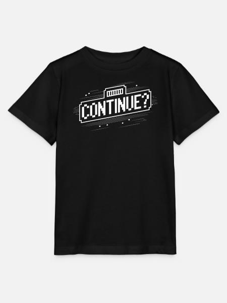Continue Pixel Retro Gamer Startbildschirm - Stanley/Stella Kinder T-Shirt MINI CREATOR  - Schwarz