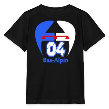 Bas-Alpine logo - Stanley/Stella MINI CREATOR Kids’ T-Shirt - black - Front - Mikhail (115cm)