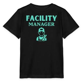Gestionnaire d’installations - T-shirt bio MINI CREATOR Stanley/Stella Enfant - noir - Devant - Mikhail (115cm)