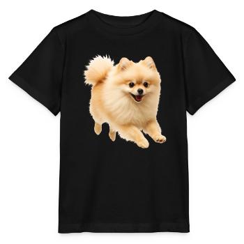 dwarf spitz - Stanley/Stella MINI CREATOR Kids’ T-Shirt - black - Front - Mikhail (115cm)