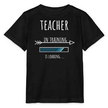 Teacher Gift Profession Training Teacher - Stanley/Stella MINI CREATOR Kids’ T-Shirt - black - Front - Mikhail (115cm)