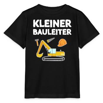 Petit Superviseur de Construction Enfants Design - T-shirt bio MINI CREATOR Stanley/Stella Enfant - noir - Devant - Mikhail (115cm)