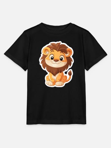Löwe - Stanley/Stella Kinder T-Shirt MINI CREATOR - Schwarz