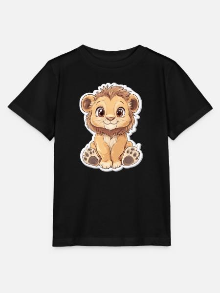 Löwe - Stanley/Stella Kinder T-Shirt MINI CREATOR - Schwarz