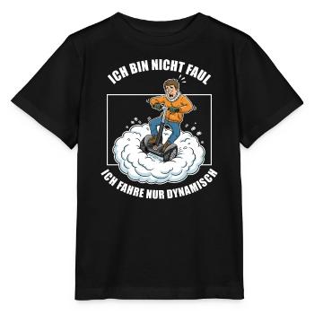 Je conduis uniquement de manière dynamique - T-shirt bio MINI CREATOR Stanley/Stella Enfant - noir - Devant - Mikhail (115cm)