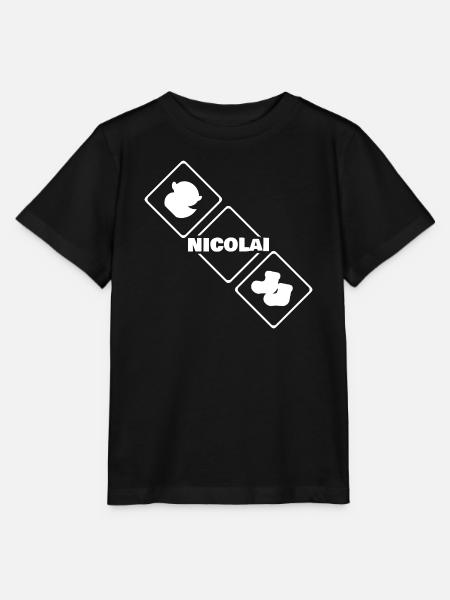 Nicolai - Stanley/Stella Kinder T-Shirt MINI CREATOR - Schwarz