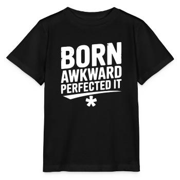 Né maladroit L’a perfectionné - T-shirt bio MINI CREATOR Stanley/Stella Enfant - noir - Devant - Mikhail (115cm)