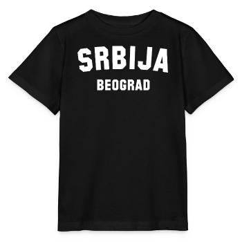 Belgrade Serbie Serbie - T-shirt bio MINI CREATOR Stanley/Stella Enfant - noir - Devant - Mikhail (115cm)