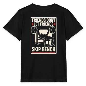 Développé couché Mememe Discover Me Bro Gym - T-shirt bio MINI CREATOR Stanley/Stella Enfant - noir - Devant - Mikhail (115cm)