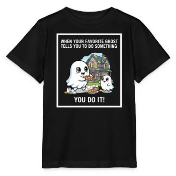 Mein Lieblingsgeist - Stanley/Stella Kinder T-Shirt MINI CREATOR  - Schwarz - Vorne - Mikhail (115cm)