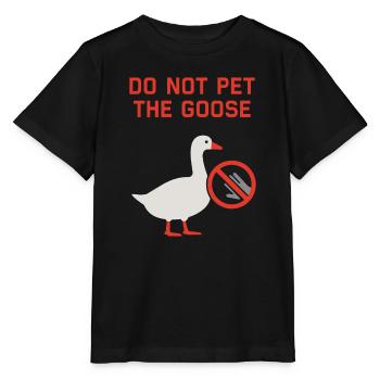 Funny Geese Meme Chaos Honk Certified Silly - Stanley/Stella MINI CREATOR Kids’ T-Shirt - black - Front - Mikhail (115cm)