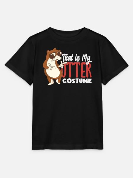 Seeotter Kostüm - Stanley/Stella Kinder T-Shirt MINI CREATOR  - Schwarz