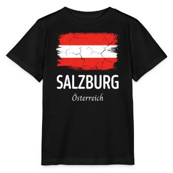 Salzbourg - T-shirt bio MINI CREATOR Stanley/Stella Enfant - noir - Devant - Mikhail (115cm)