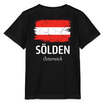 Sölden - Stanley/Stella Kinder T-Shirt MINI CREATOR  - Schwarz - Vorne - Mikhail (115cm)