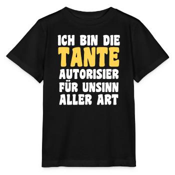 Family motif niece - Stanley/Stella MINI CREATOR Kids’ T-Shirt - black - Front - Mikhail (115cm)