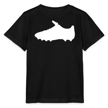 Fussballschuh: Champion, Tor & Heimspiel - Stanley/Stella Kinder T-Shirt MINI CREATOR  - Schwarz - Vorne - Mikhail (115cm)