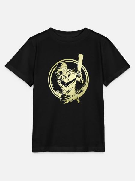 Cricket Silhouette - Stanley/Stella Kinder T-Shirt MINI CREATOR - Schwarz