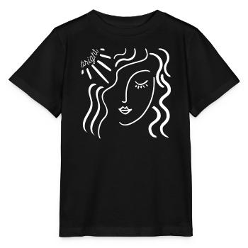 brillant - T-shirt bio MINI CREATOR Stanley/Stella Enfant - noir - Devant - Mikhail (115cm)