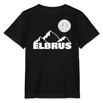 L’Elbrouz comme sport de montagne - T-shirt bio MINI CREATOR Stanley/Stella Enfant - noir - Devant - Mikhail (115cm)