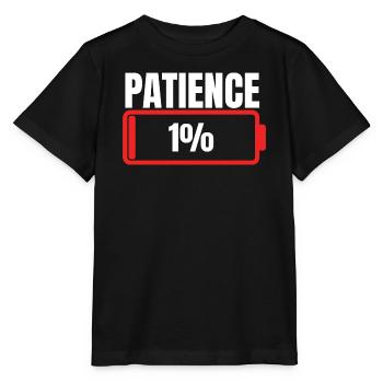 Patience 1% Spell - Stanley/Stella MINI CREATOR Kids’ T-Shirt - black - Front - Mikhail (115cm)