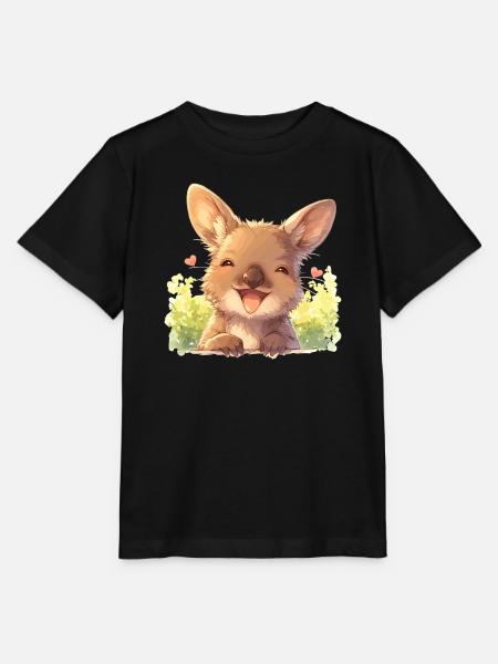 Wallabys Wallaby - Stanley/Stella Kinder T-Shirt MINI CREATOR - Schwarz