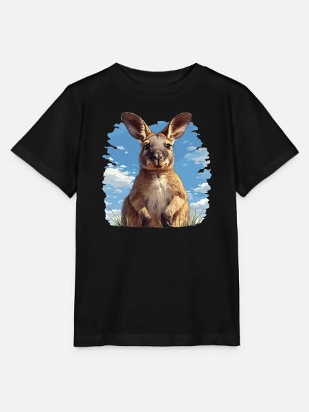 Wallabys Wallaby - Stanley/Stella Kinder T-Shirt MINI CREATOR - Schwarz