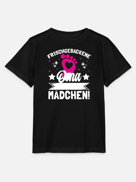Frischgebackene Oma Es ist ein Mädchen! - Stanley/Stella Kinder T-Shirt MINI CREATOR  - Schwarz