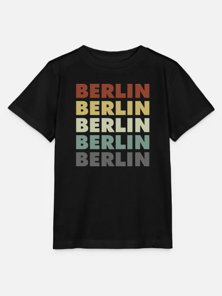 Berlin - Germany - Deutschland - Lettering - Stanley/Stella Kinder T-Shirt MINI CREATOR - Schwarz