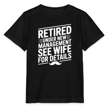 Unter neuer Geschäftsführung in den Ruhestand getreten Weitere Informationen finden Sie unter Ehefrau - Stanley/Stella Kinder T-Shirt MINI CREATOR  - Schwarz - Vorne - Mikhail (115cm)