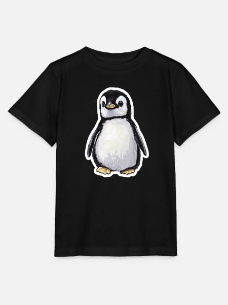 Pinguin - Stanley/Stella Kinder T-Shirt MINI CREATOR - Schwarz
