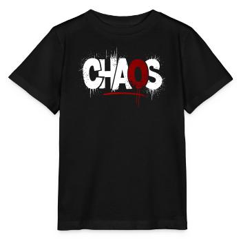 Chaos Splatter Symbolik - Stanley/Stella Kinder T-Shirt MINI CREATOR  - Schwarz - Vorne - Mikhail (115cm)