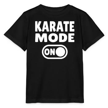 Karate Mode ON – Motivation for Martial Artists - Stanley/Stella MINI CREATOR Kids’ T-Shirt - black - Front - Mikhail (115cm)
