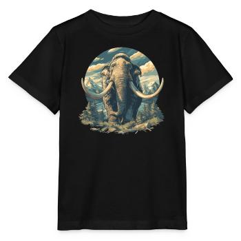 Mammouths Mammouth - T-shirt bio MINI CREATOR Stanley/Stella Enfant - noir - Devant - Mikhail (115cm)