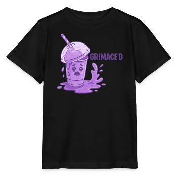 Grimace Shake Chaos - Stanley/Stella Kinder T-Shirt MINI CREATOR  - Schwarz - Vorne - Mikhail (115cm)