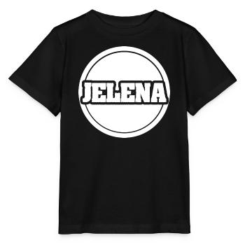 Jelena als Vorname - Stanley/Stella Kinder T-Shirt MINI CREATOR  - Schwarz - Vorne - Mikhail (115cm)